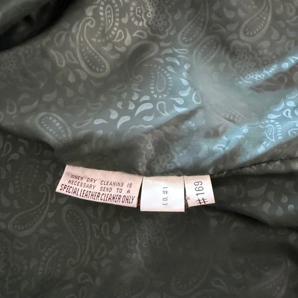 VTG Paris Sport Club Forest Green Suede Duster Coat M Oversized 80s 90s Korea - Picture 12 of 16